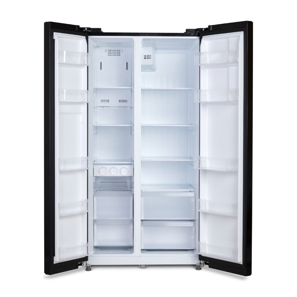 BPL 590 L Side by Side Refrigerator, Black, BRS-I600RNGSKM