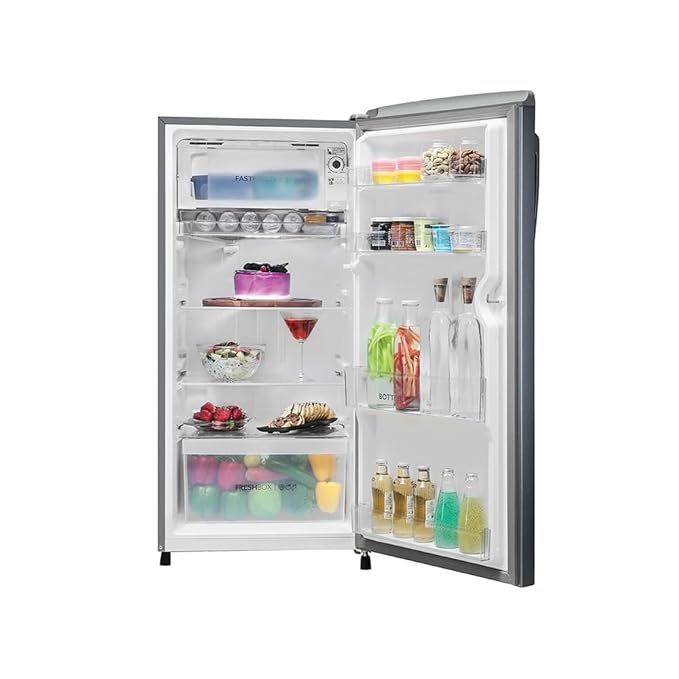 Haier 185L Single Door Refrigerator HRD-2061SMS-N 1 Star Direct Cool Stabilizer Free Moon Silver Finish Fridge
