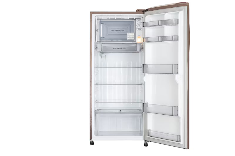 LG 224L Double Door Refrigerator | GL-D2336YAFS | Smart Inverter Compressor, Moist 'N' Fresh