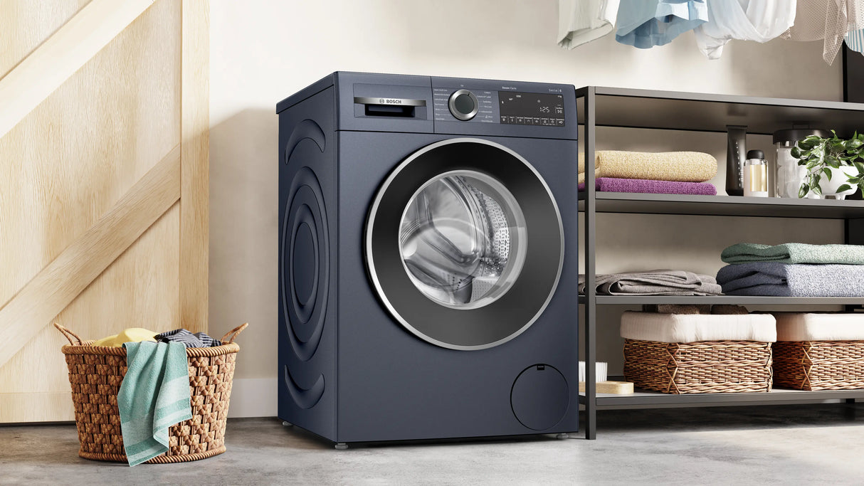 BOSCH 9 kg 5 Star Fully Automatic Front Load Washing Machine (Series 6, WGA1420PIN, Anti Wrinkle Feature, Dark Lake)