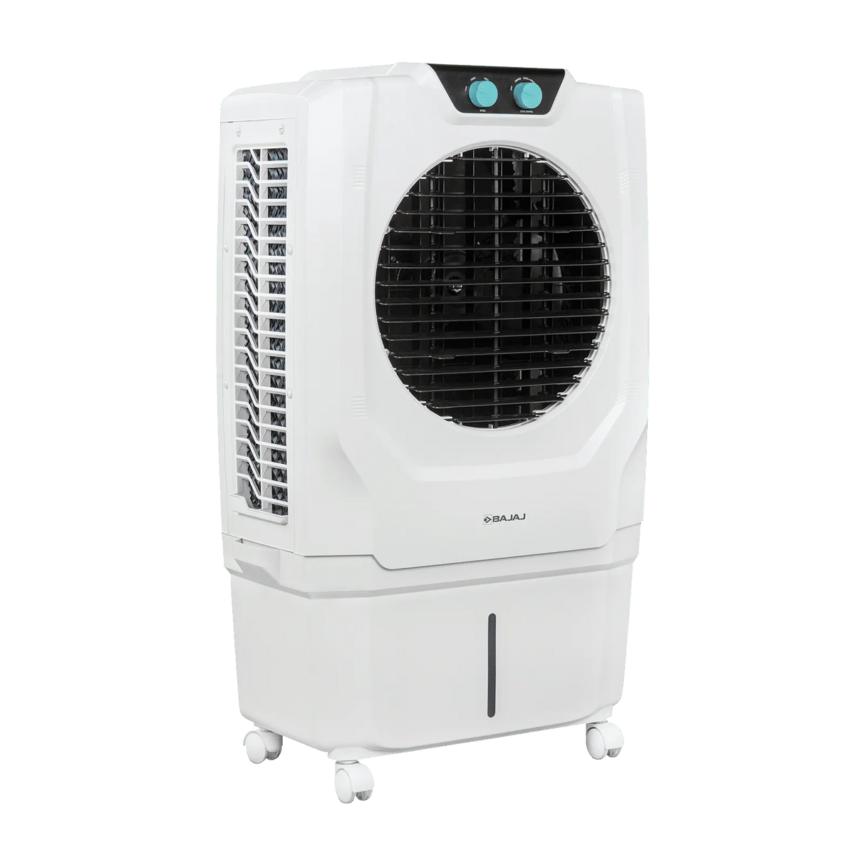Bajaj Shield Specter 56L Desert Air Cooler – Turbo Fan Technology, 4-Way Swing, White