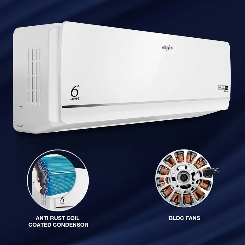 Whirlpool 1.5T 3 Star Inverter Split Air Conditioner (3DCool Pro - 2025 Model)