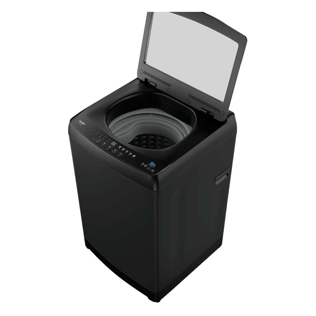 Haier 8 Kg Fully Automatic Top Load Washing Machine | Oceanus Wave Drum, 5 Star, Brown Silver | HWM80-310BKN