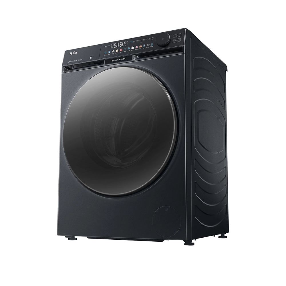 Haier 10 Kg Fully Automatic Front Load Washing Machine | High-Efficiency Washer for Large Families (HW100-DM14F9BKU1)