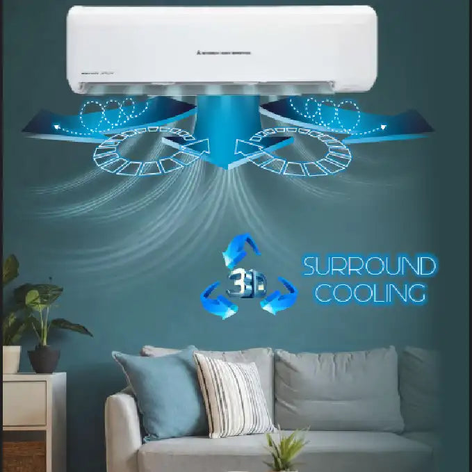 SRK18CAPDA-W 1.5 Ton 2 Star Jet Airflow Split Air Conditioner – 2026 Model, High Power Cooling, White