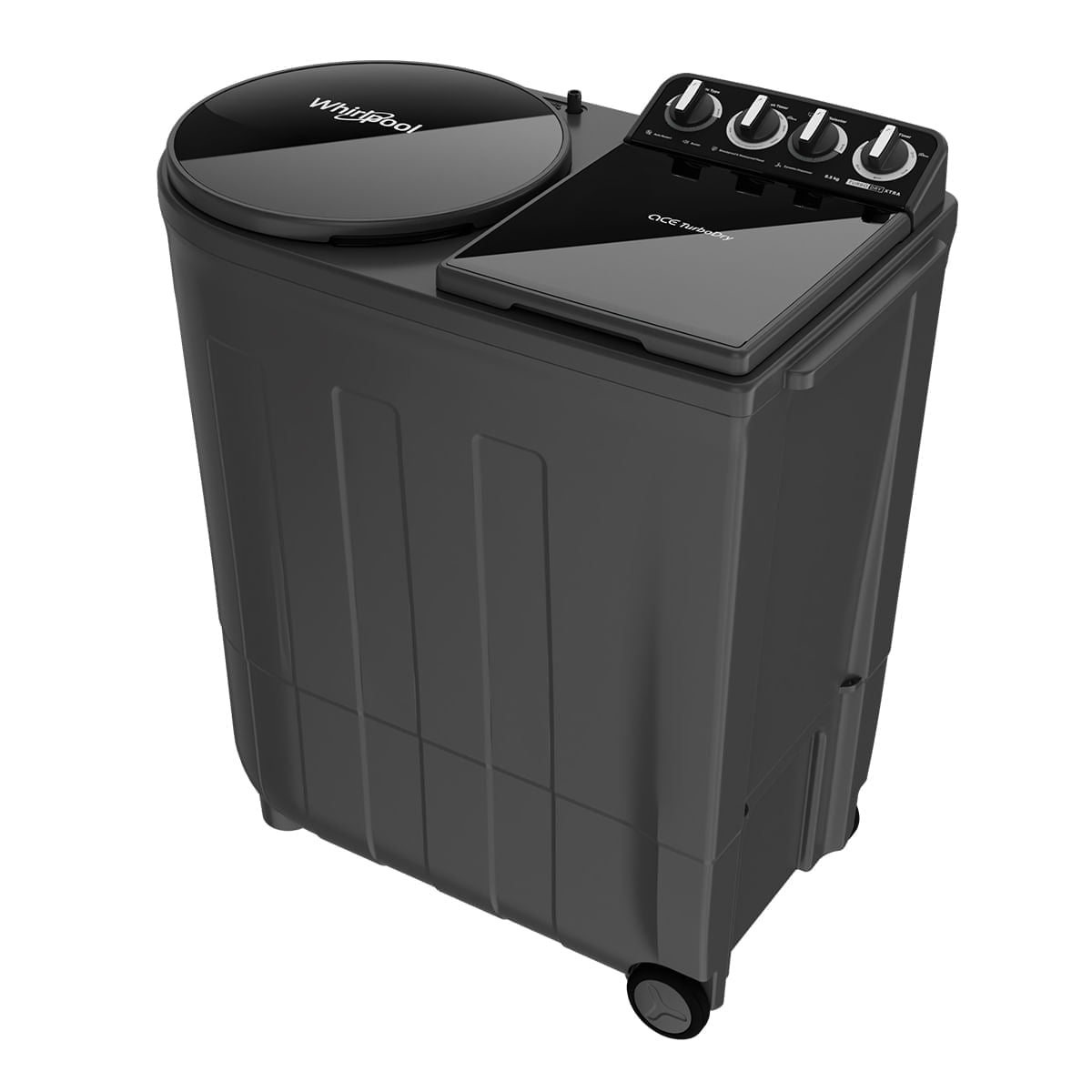Whirlpool 8.5 Kg Semi Automatic with Faster Drying - Ace Turbo Dry Xtraa,Grey Dazzle (30352)
