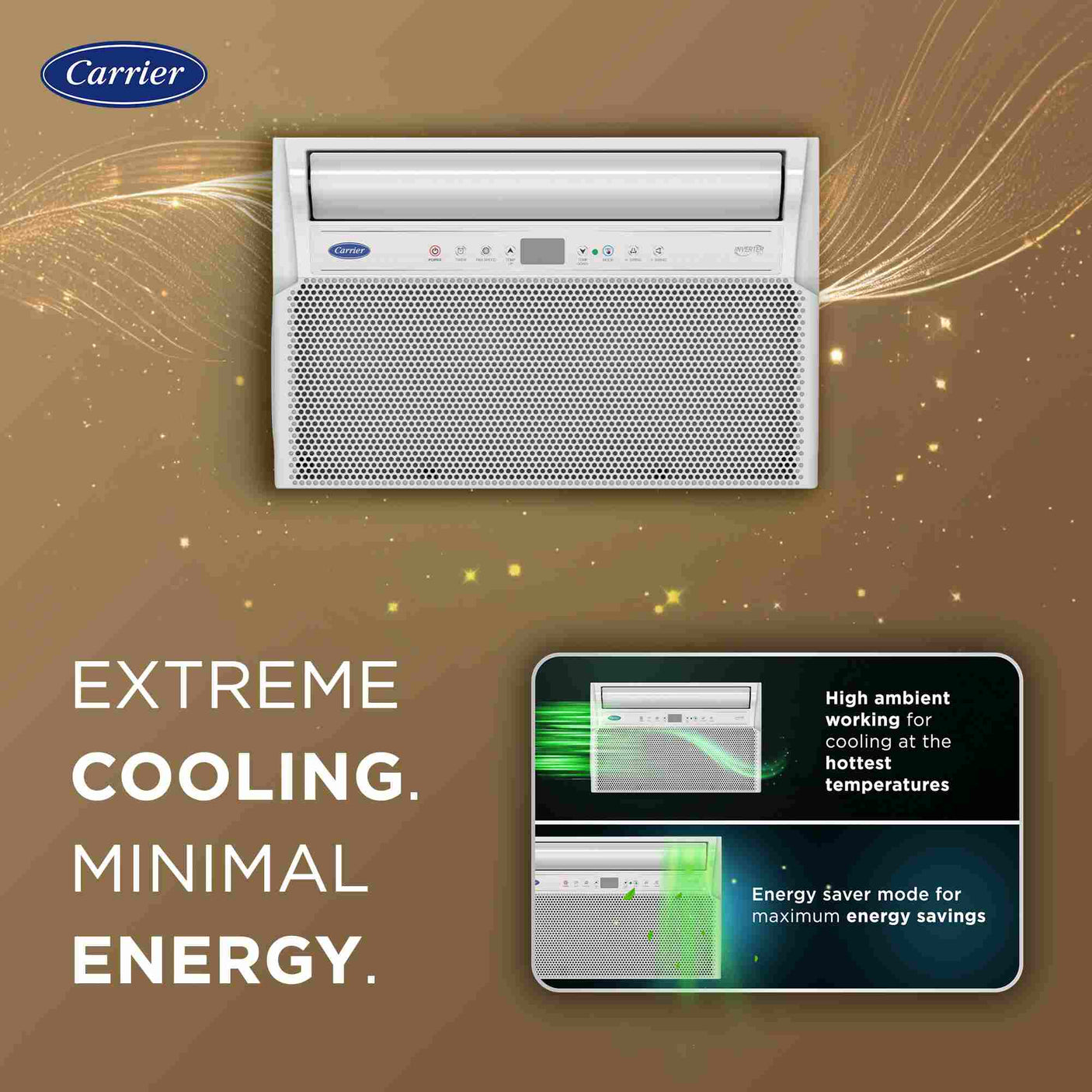Carrier ESTRELLA PLATINUM-X FXi 19K 5 STAR Window Inverter AC
