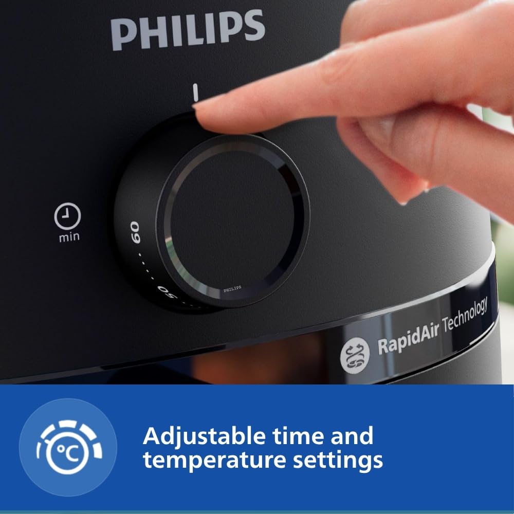 PHILIPS NA120/00 with uses up to 90% less fat, 1500W, with Rapid Air Technology Air Fryer  (4.2 L)