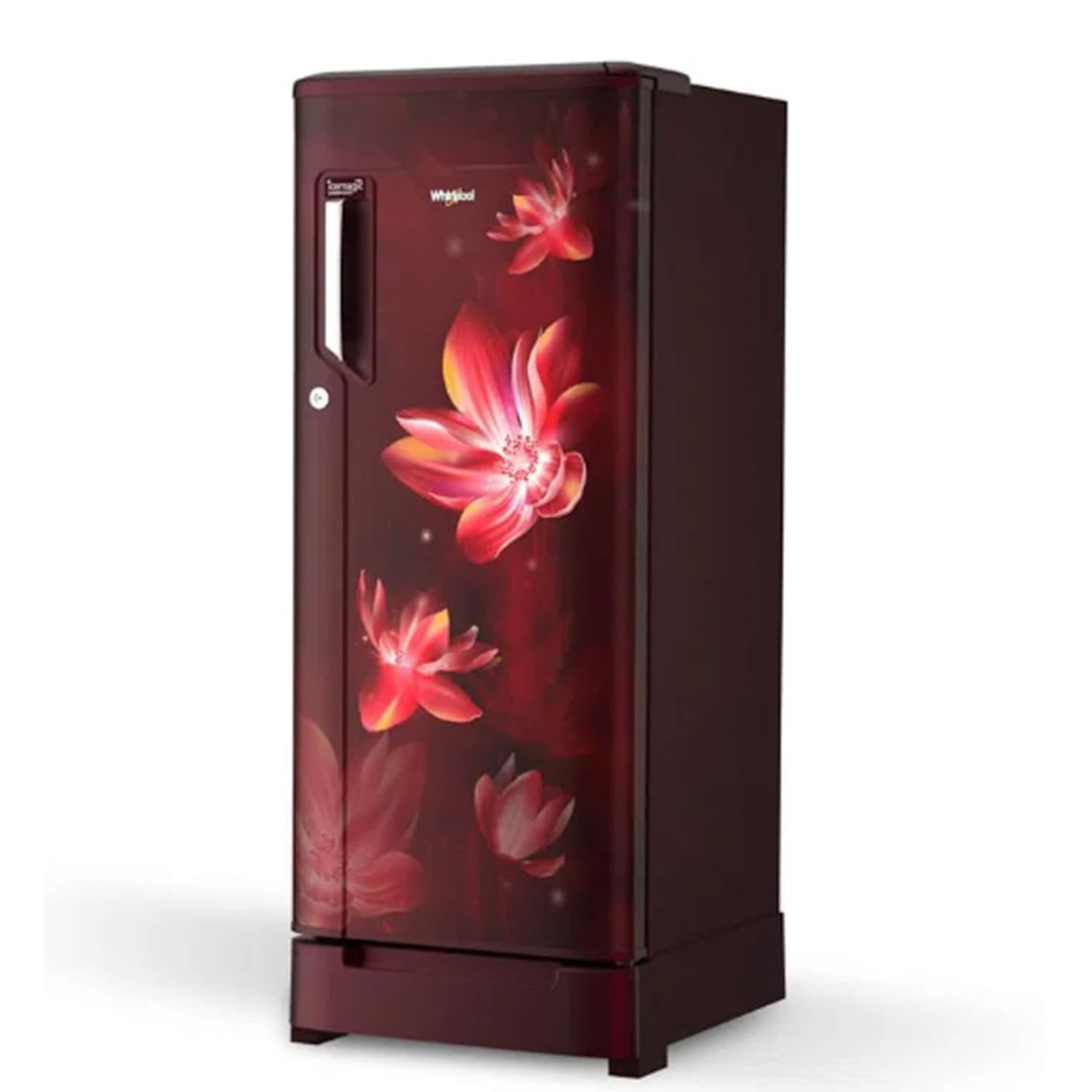 Whirlpool 192L 3 Star Direct-Cool Single Door Refrigerator (215 Icemagic Powercool ROY 3S,Wine Flower Rain-Z,2023 Model,72539)