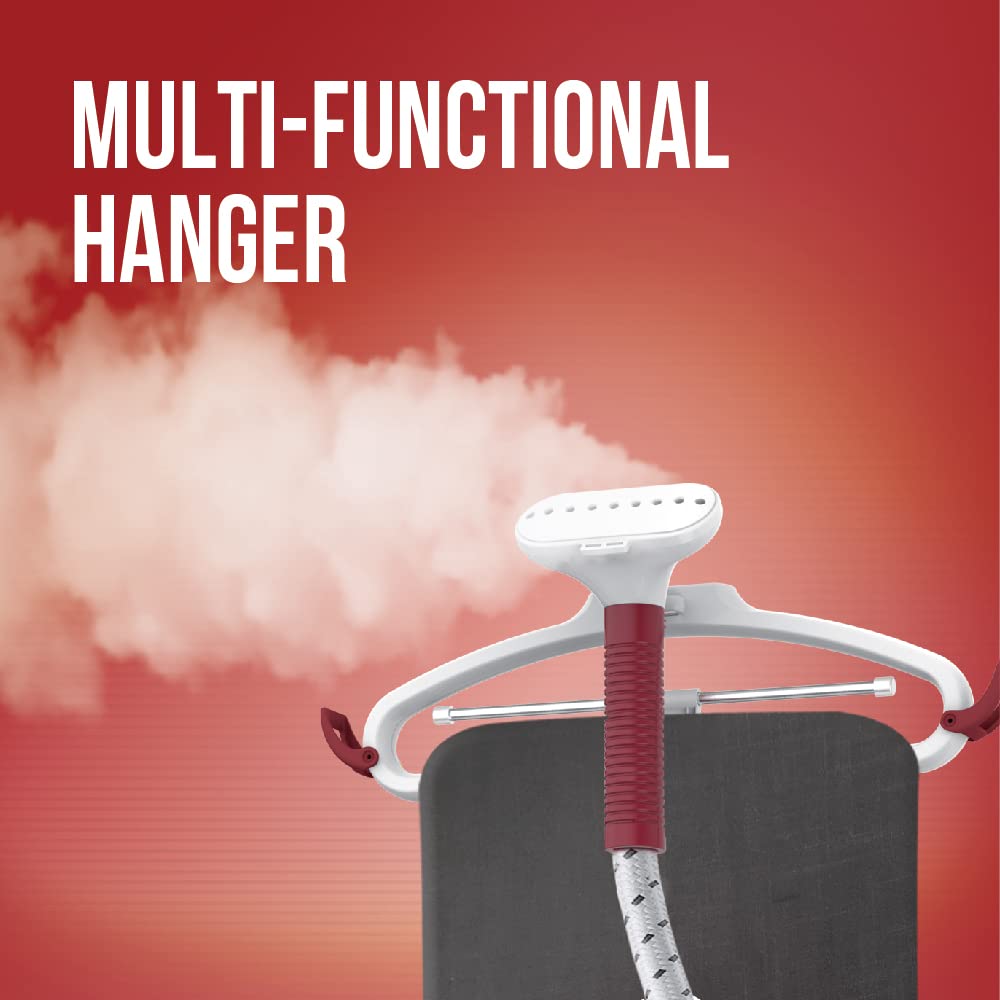 Havells Steamo 1800 Watt Garment Steamer (Red & White)