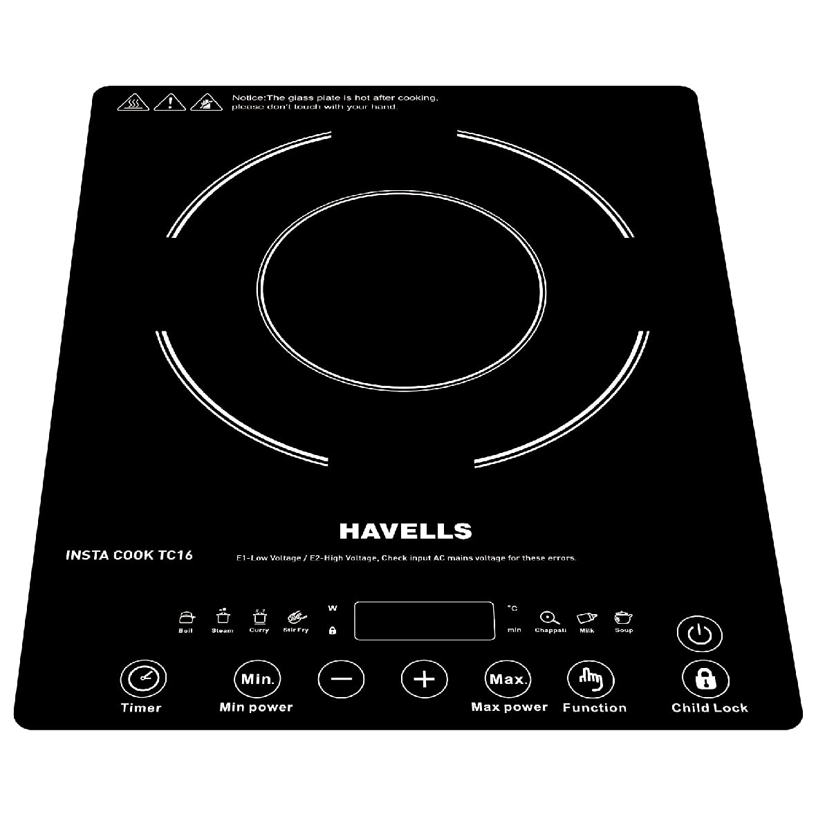 Havells Insta Cook TC 16 Energy Efficent Induction (Electric Stove) | 1600 W