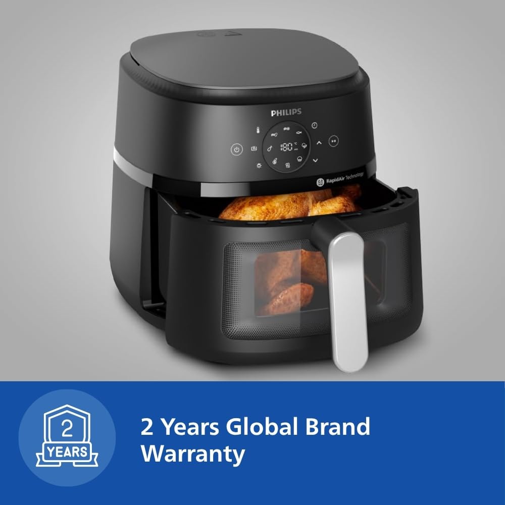 PHILIPS NA120/00 with uses up to 90% less fat, 1500W, with Rapid Air Technology Air Fryer  (4.2 L)