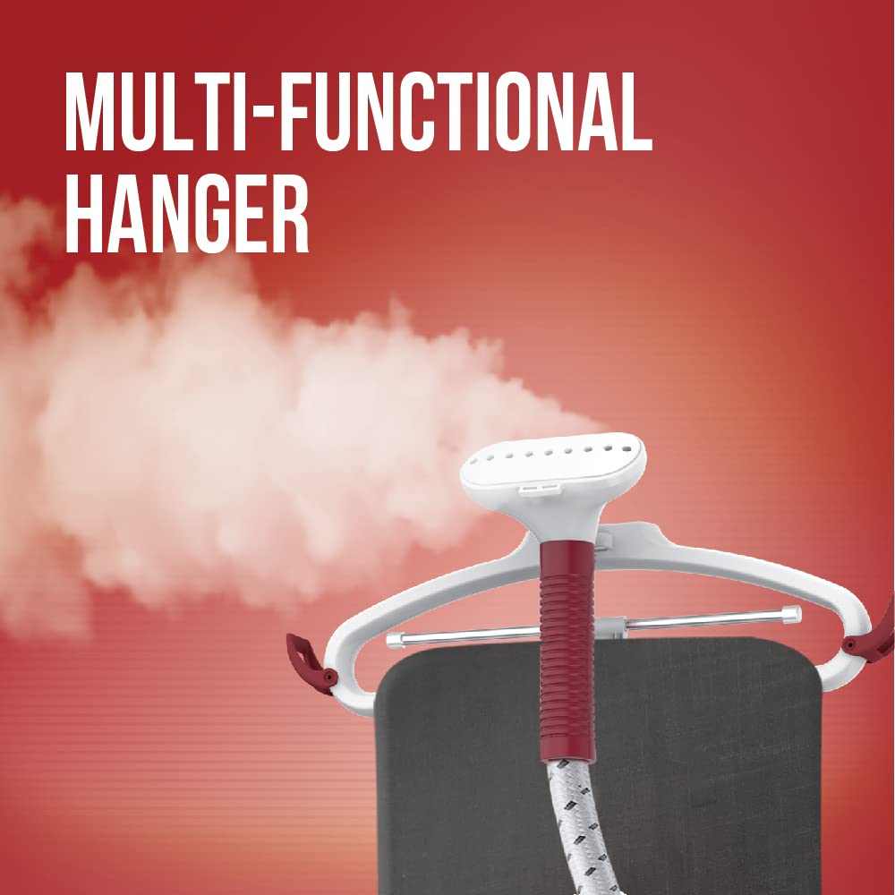 Havells Steamo 1800 Watt Garment Steamer (Red & White)