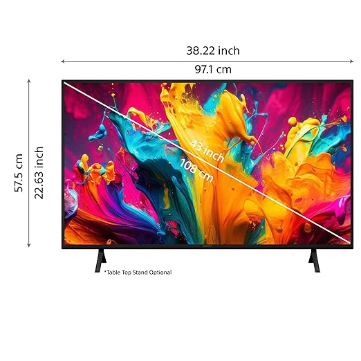 Sony BRAVIA 2 Series 108 cm (43 inches) 4K Ultra HD Smart LED Google TV K-43S20 (Black)
