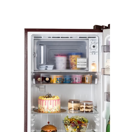 LG Refrigerator GL-D2736YBRW – 260L Double Door | Smart Inverter | Wine Blossom