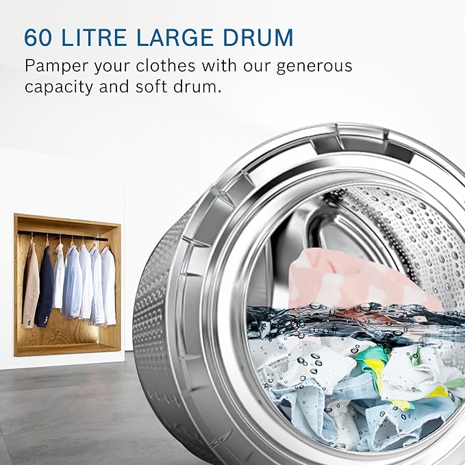 Bosch 10.5/6 KG Inverter Fully Automatic Front Load Washer Dryer with LED TOUCH DISPLAY (WNA2E4U1IN,Cast Iron Grey)