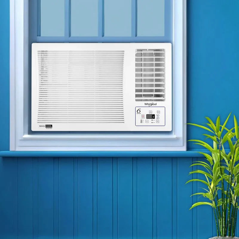 Whirlpool MagiCool 1.5 Ton 3 Star Window Inverter AC (2026 Model, Copper Condenser, Energy Efficient)