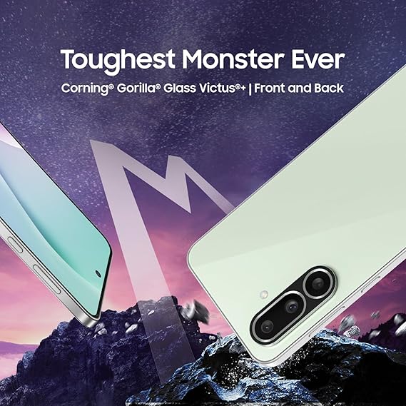 Samsung Galaxy M56 5G (Light Green, 8GB RAM, 128GB Storage) | Segment’s Slimmest | 50MP Camera | Gorilla Glass Victus+ | 10-Bit HDR Video | AI Features | Vapour Cooling | Without Charger