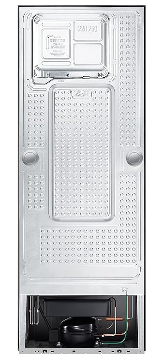 Samsung 256L 2 Star Inverter Frost-Free Convertible 3 In 1 Double Door Refrigerator Appliance (RT30C3732S8/HL,Elegant Inox 2023 Model)