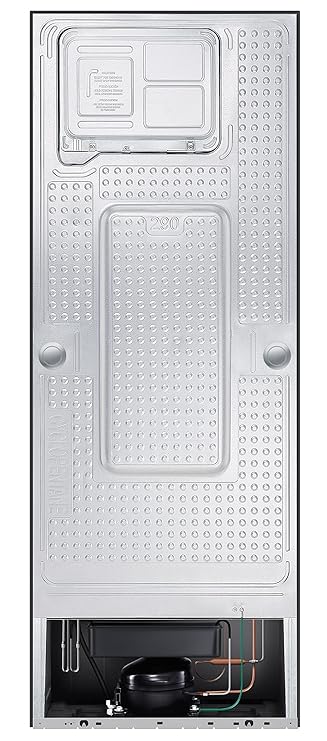 Samsung 301L 2 Star Inverter Frost-Free Convertible 5 In 1 Double Door Refrigerator Appliance (RT34C4522BX/HL,Luxe Black)