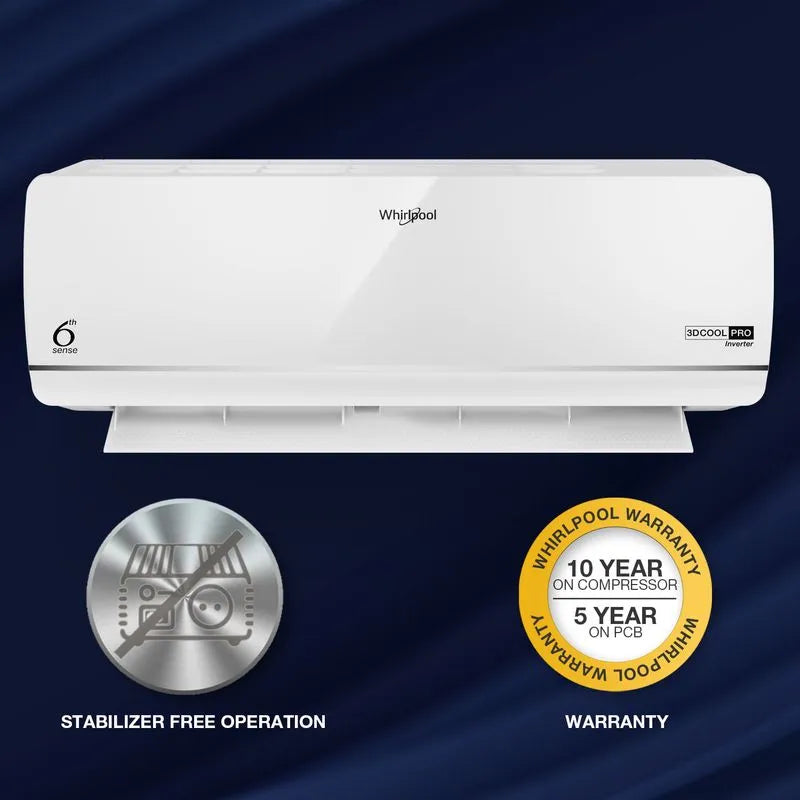 Whirlpool 1.5T 3 Star Inverter Split Air Conditioner (3DCool Pro - 2025 Model)