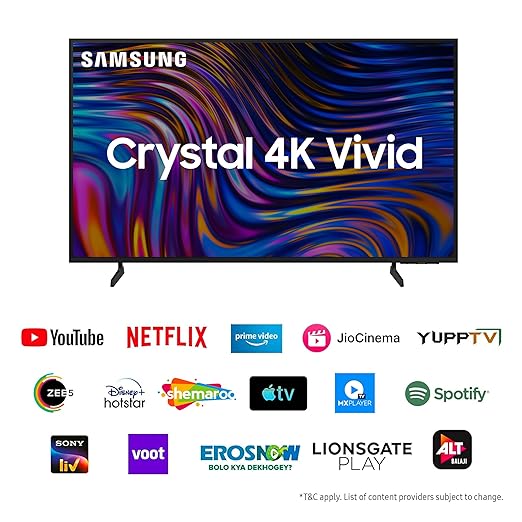Samsung 138 cm (55 inches) 4K Ultra HD Smart LED TV UA55DUE70BKLXL (Black)