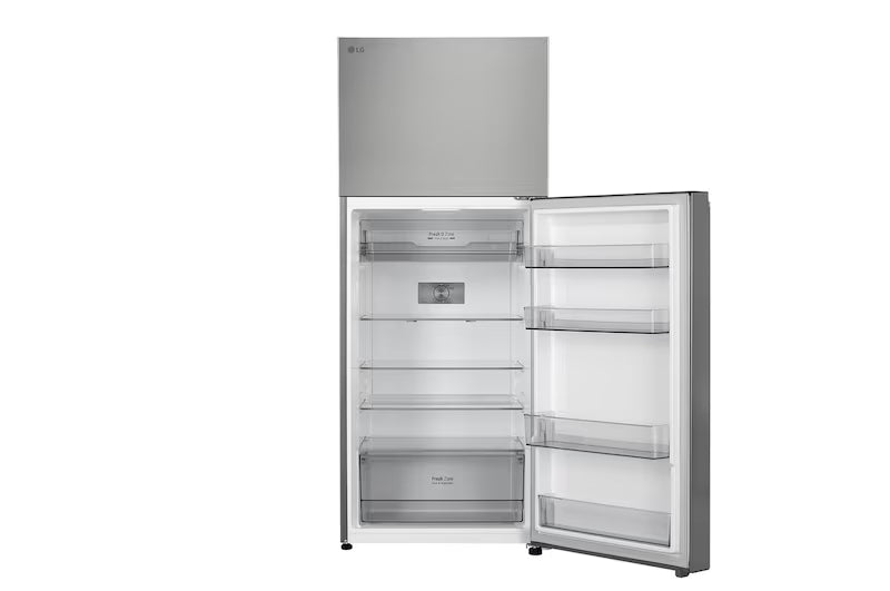 LG 398 Litres Double Door Refrigerator | Convertible | Smart Diagnosis™ | Frost Free | 2 Star | Shiny Steel Finish | GLT4026SNPZ