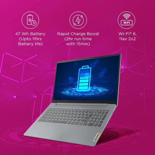 Lenovo IdeaPad Slim 3 83K100RWIN | 13th Gen Intel Core i5 | 16GB RAM | 512GB SSD | 15.3” WUXGA | Windows 11 | Office 2024