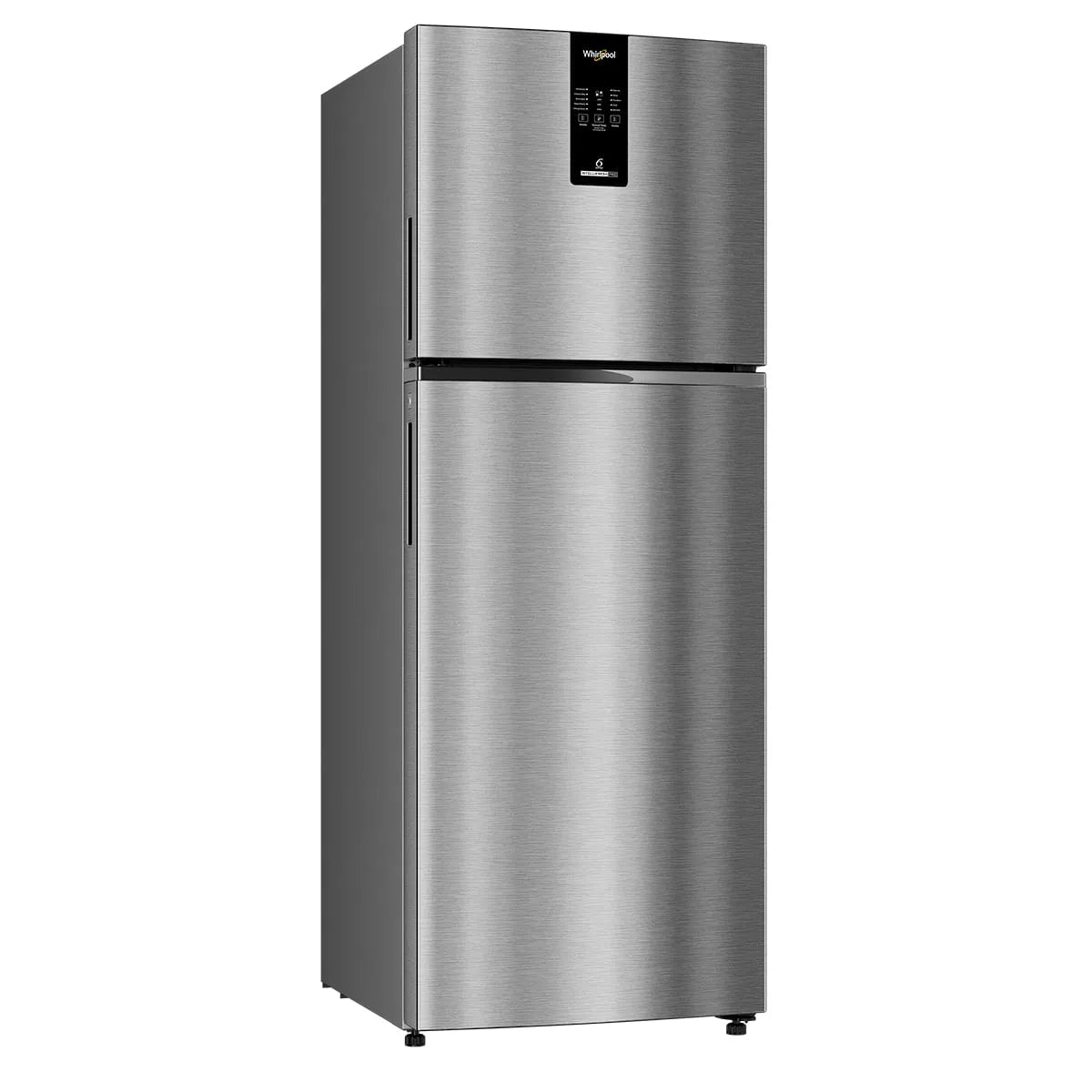 Whirlpool Intellifresh Pro 308L Convertible Refrigerator 2 Star Frost Free Double Door Smart Inverter Alpha Steel Fridge