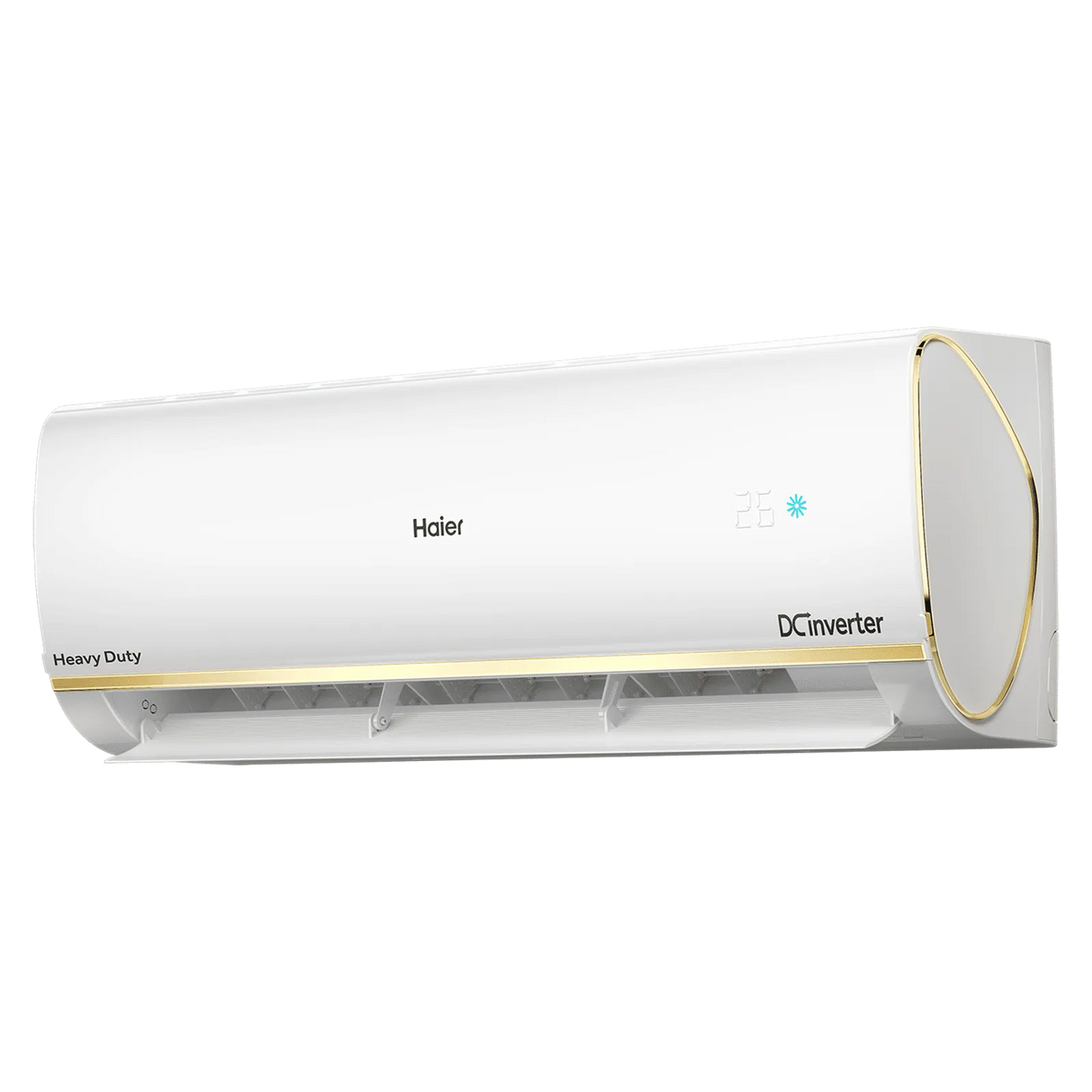 Haier Kinouchi Heavy Duty AI+ Convertible 1.6 Ton 5 Star Inverter Split AC with 4-Way Swing, Copper Condenser (HSI19KHD-GAI5NB-I)