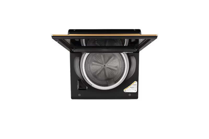 LG 9Kg Top Load Washing Machine,T90KMOB1Z, Hard Water Wash, Onyx Black, 5 Star