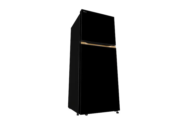 **LG 225L Double Door Convertible Refrigerator - Smart Inverter Compressor, Auto Smart Connect, Multi Air Flow, Onyx Black**