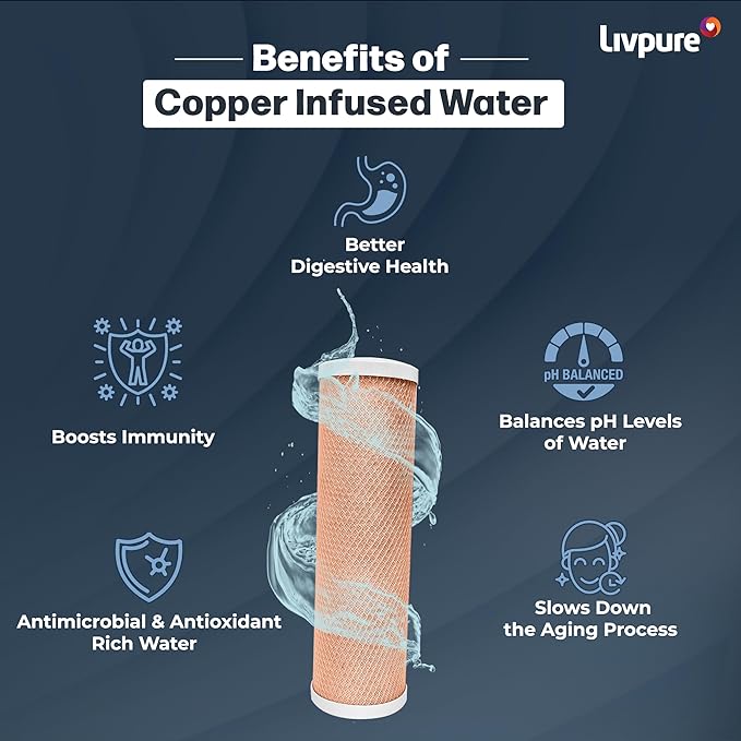 Livpure Stealth Under The Counter Water Purifier, RO+UV 6 Stage Purification Technology, 7L Storage Tank