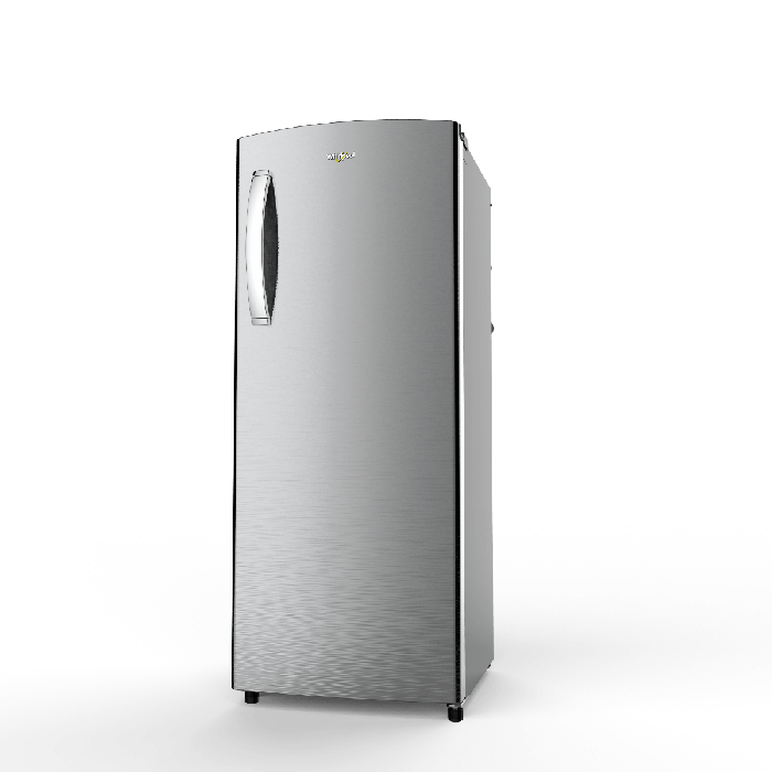 Whirlpool Ice Magic Pro 207L Single Door Refrigerator 3 Star Direct Cool Alpha Steel | Energy Efficient Fridge with Toughened Glass Shelves