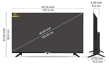 Sansui 102 cm (40 inch) Full HD LED Smart Google TV with Zen Panel HDR10 & Dolby Audio  (JSW40GSFHD)