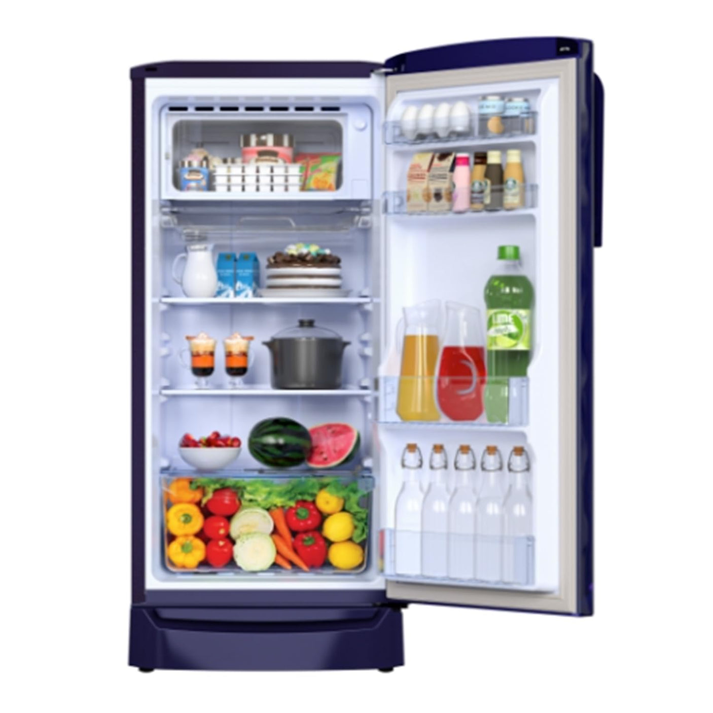 Godrej 180 L 2 Star Direct Cool With Upto 24 Days farm Freshness Single Door (RD EMARVEL 207B TDF FS ST, Fossil Steel)