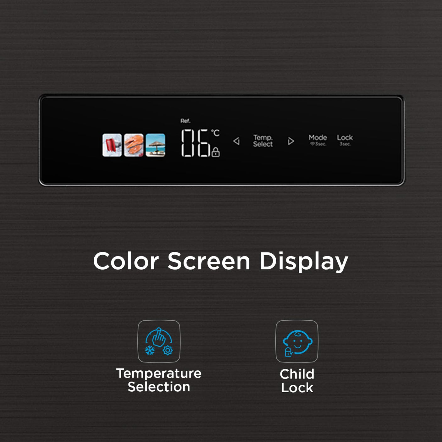 Midea 592 L Side By Side,frost free Wi-Fi Double Door Refrigerator Voice Assistant, App Control, Inverter, (MDRS791MIF28IND Jazz Black)