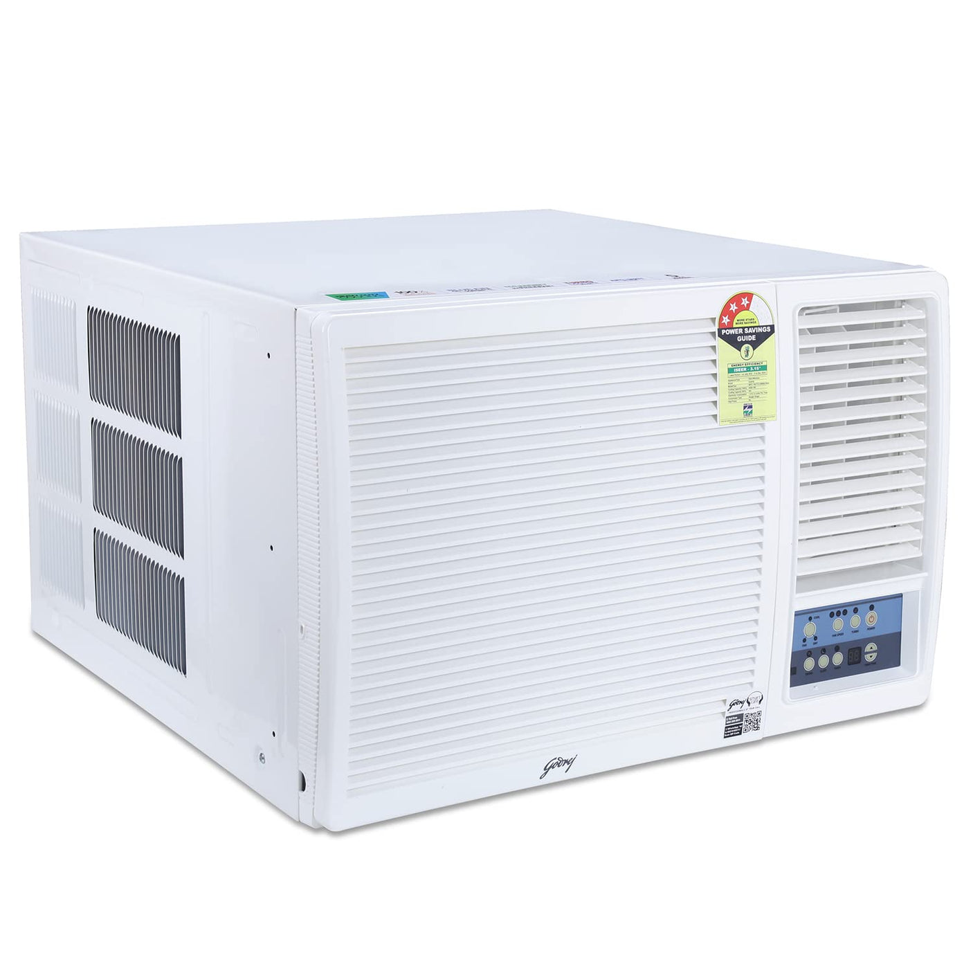 Godrej 1.5 Ton 3 Star Fixed Speed Window AC (Copper, 2025 Model, AC 1.5T WFC 18UTC3 WYA, White)