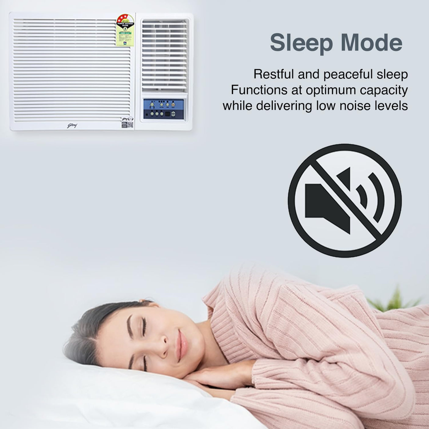 Godrej 1.5 Ton 3 Star, Turbo Mode Window AC (Copper, Anti-Dust Filter, Anti-Freeze Thermostat, AC 1.5T WFC 18UTC3-WWB Window, White)