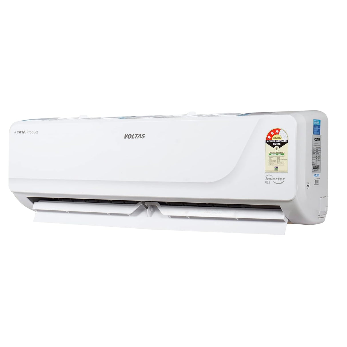 Voltas 183V VERTIS PLATINA 1.5 Ton 3 Star Adjustable Inverter Split AC(Copper 5-in-1 Adjustable Mode, White)