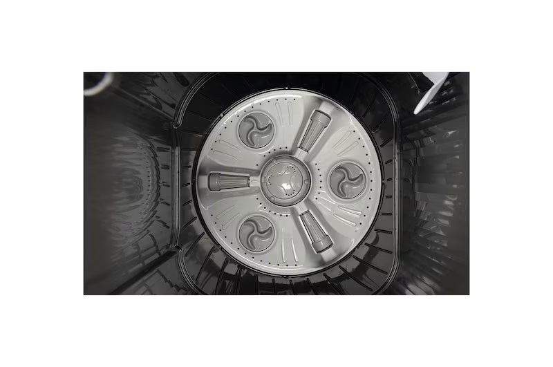 LG 12 Kg Semi-Automatic Top Load Washing Machine | Roller Jet Pulsator, Wind Jet Dry, 5 Star, Onyx Black | PX120A3SO4Z