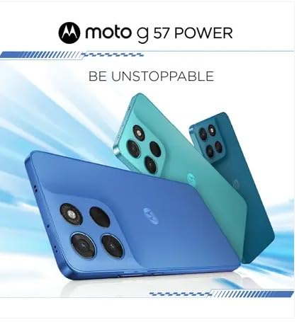 Motorola G57 Power 5G (Corsair, 8GB RAM, 128GB Storage) – Snapdragon 6s Gen 4, 7000mAh Battery & 50MP Camera