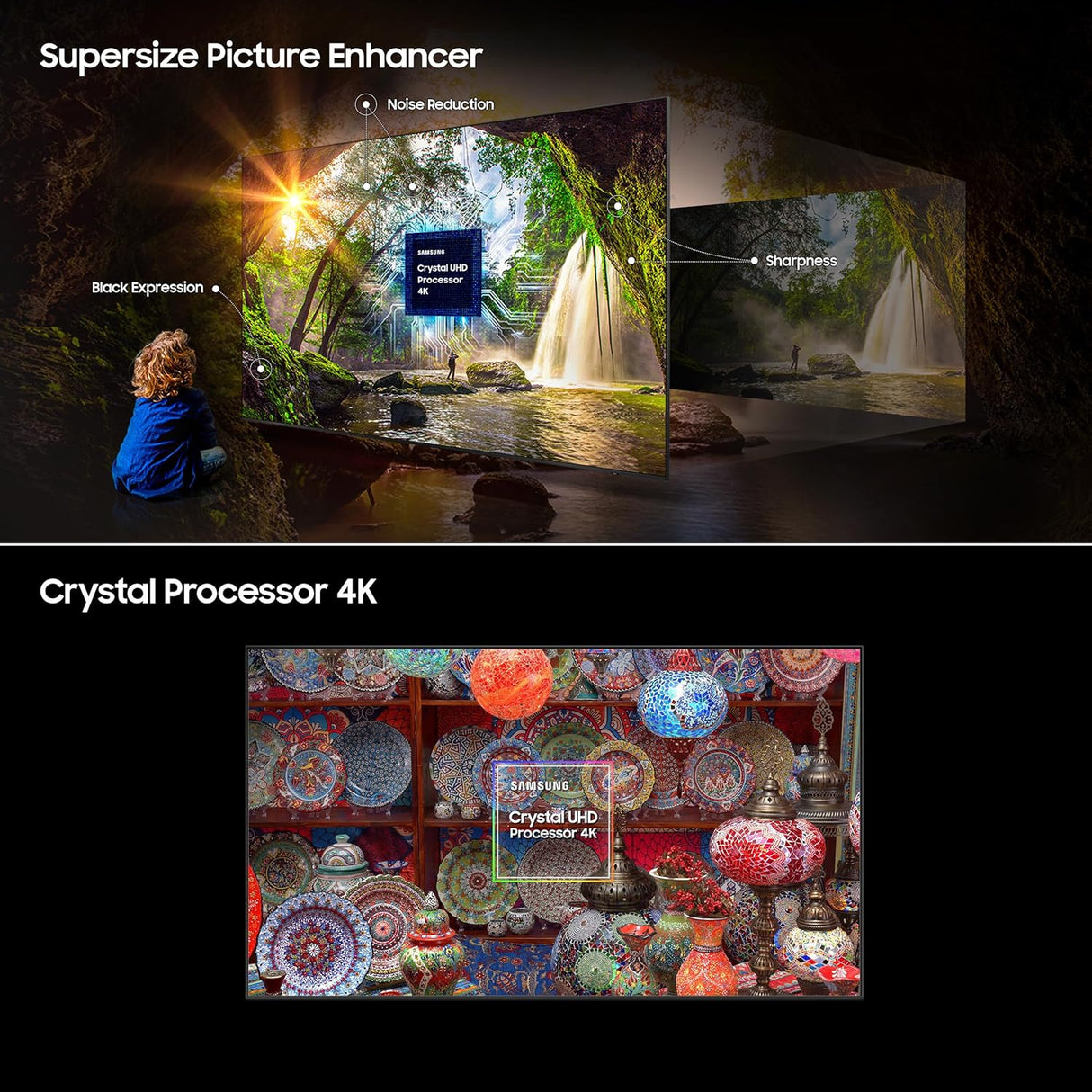 Samsung 247 cm (98 Inches) 4K Ultra HD Smart TV (UA98DU9000UXXL, Black)