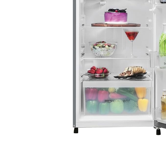 Haier 185L Single Door Refrigerator HRD-2061SMS-N 1 Star Direct Cool Stabilizer Free Moon Silver Finish Fridge