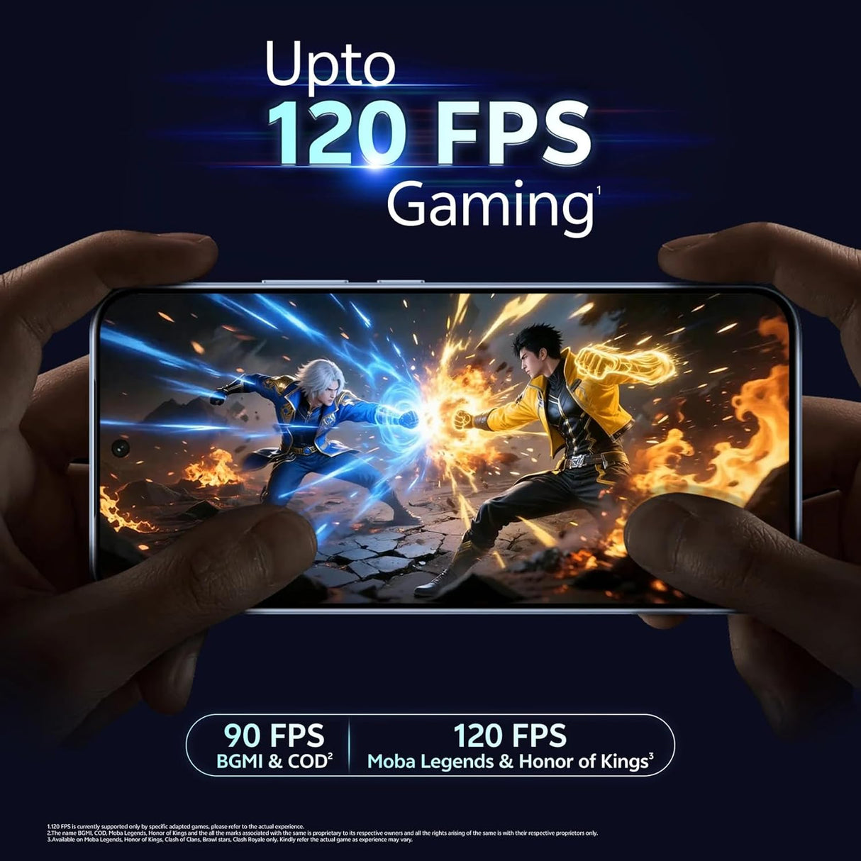Vivo T5 Pro 5G 8GB/256GB | Dimensity 8450, 7300mAh Battery, 144Hz AMOLED, 90W Charging, Glacier Blue