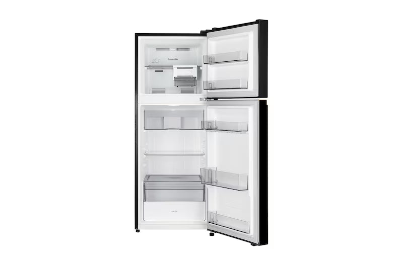**LG 225L Double Door Convertible Refrigerator - Smart Inverter Compressor, Auto Smart Connect, Multi Air Flow, Onyx Black**