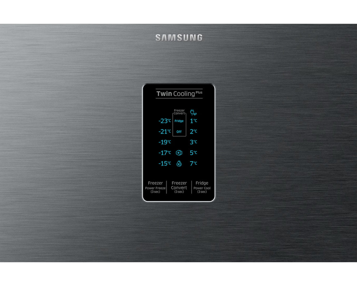 Samsung RT31H4522BX/HL Double Door Refrigerator (301L, Digital Inverter Compressor, Twin Cooling Plus, Frost Free, Convertible 5-in-1, Luxe Black Finish)