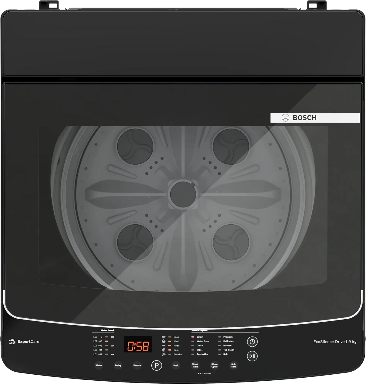 Bosch WOE90DV0IN 9 kg Top Load Washing Machine | Series 2, 680 RPM