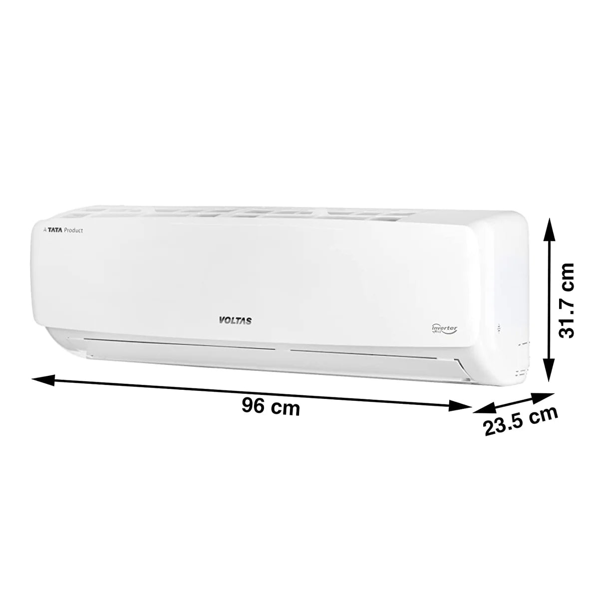 Voltas Vectra Elegant 123Inv 2026 Series 1 Ton 3 Star Inverter Split AC – Smart 5-in-1 Cooling | Energy Efficient | Copper Condenser