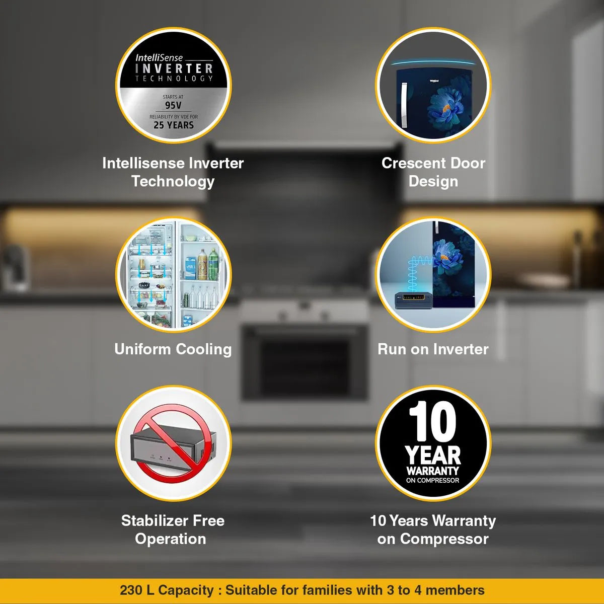 Whirlpool 192 L Direct Cool Single Door 3 Star Refrigerator with Base Drawer  (Sapphire Peony, 215 IMPRO ROY 3S SAP PEO-72886)